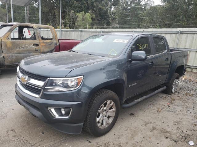 1GCGSCEN7K1268698 - 2019 CHEVROLET COLORADO L BLUE photo 2