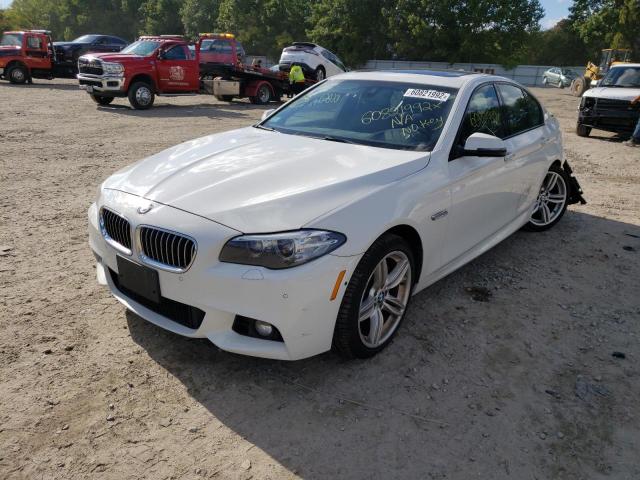 WBAXA5C5XFD691519 - 2015 BMW 535 D WHITE photo 2