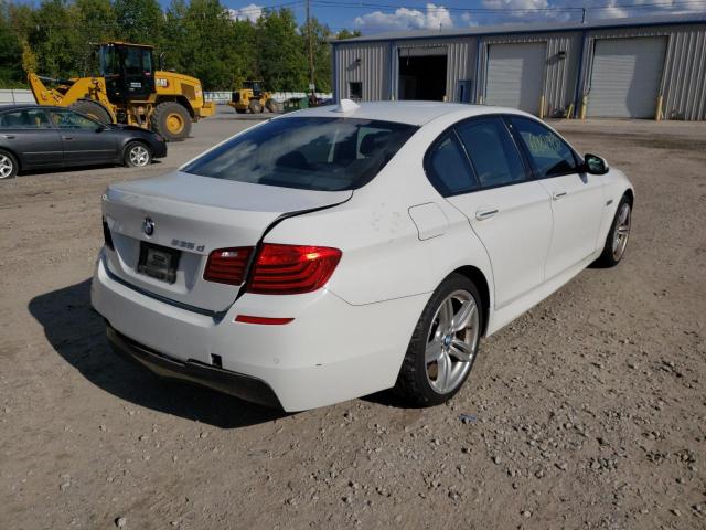 WBAXA5C5XFD691519 - 2015 BMW 535 D WHITE photo 4