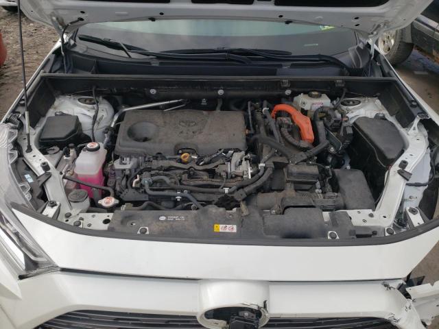 2T3E6RFV8MW016847 - 2021 TOYOTA RAV4 XSE WHITE photo 7