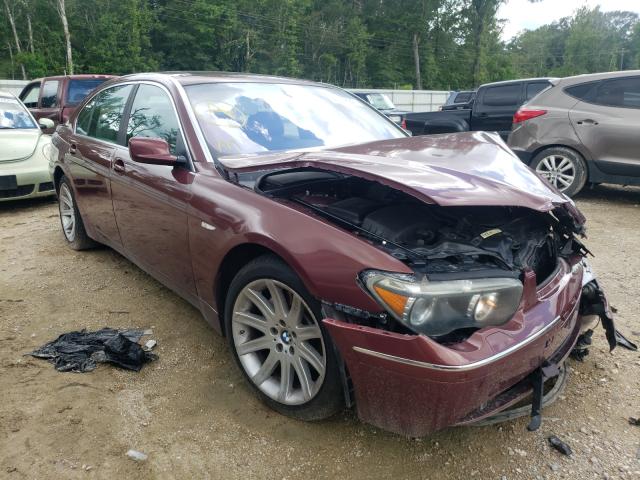 WBAGN63442DR04928 - 2002 BMW 745 LI BURGUNDY photo 1