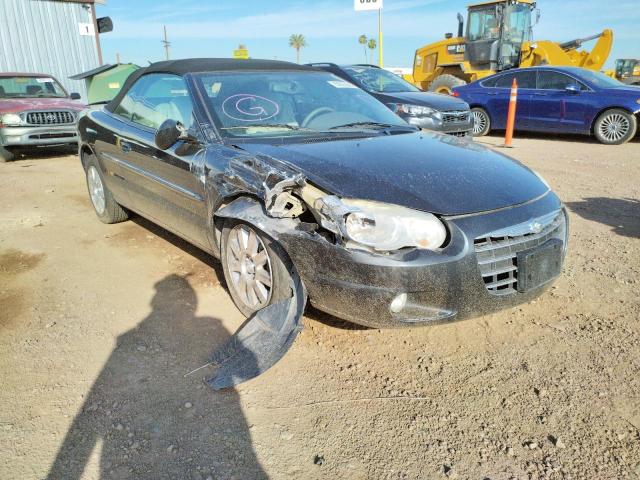 1C3EL65R54N154496 - 2004 CHRYSLER SEBRING LI BLACK photo 1