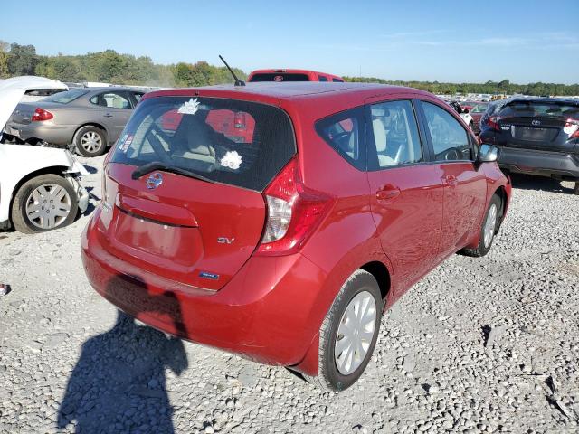 3N1CE2CP5FL431340 - 2015 NISSAN VERSA NOTE RED photo 4