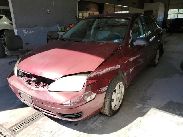 1FAFP34N77W119934 - 2007 FORD FOCUS BURGUNDY photo 2