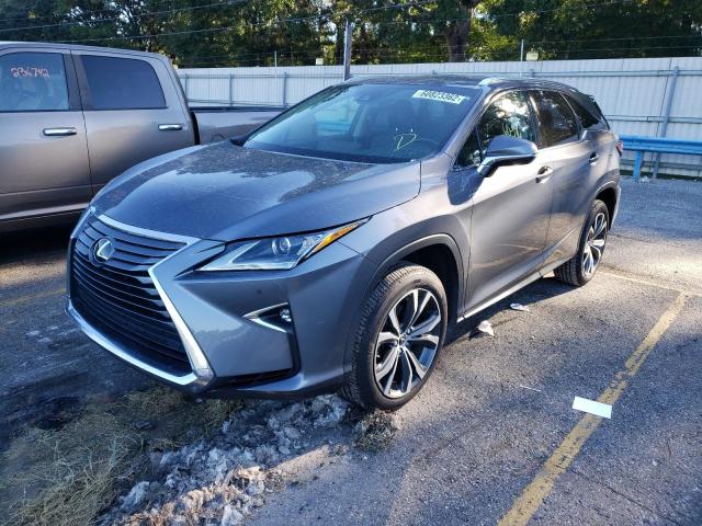 JTJGZKCA5K2011648 - 2019 LEXUS RX 350 L GRAY photo 2