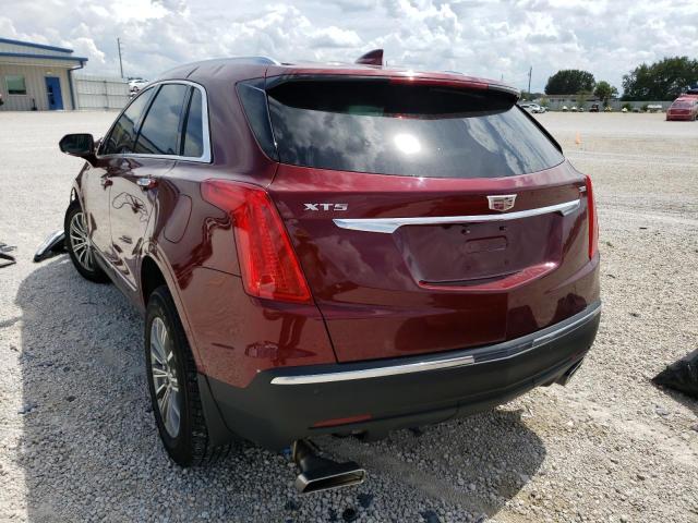 1GYKNCRS3JZ203844 - 2018 CADILLAC XT5 LUXURY RED photo 3