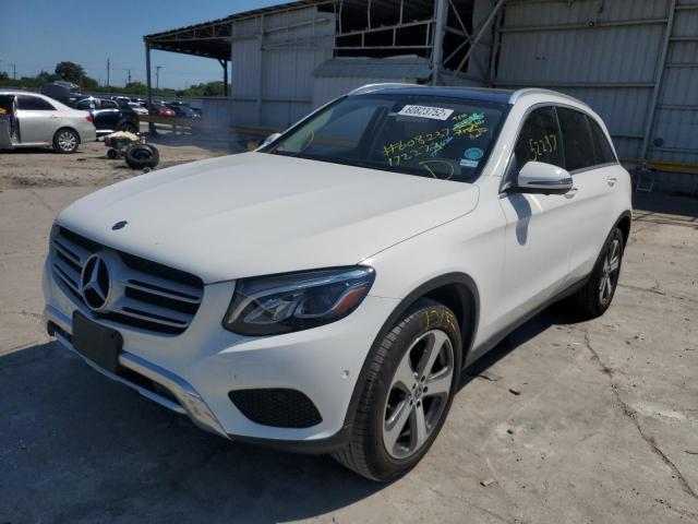 WDC0G4JB0KV172273 - 2019 MERCEDES-BENZ GLC 300 WHITE photo 2