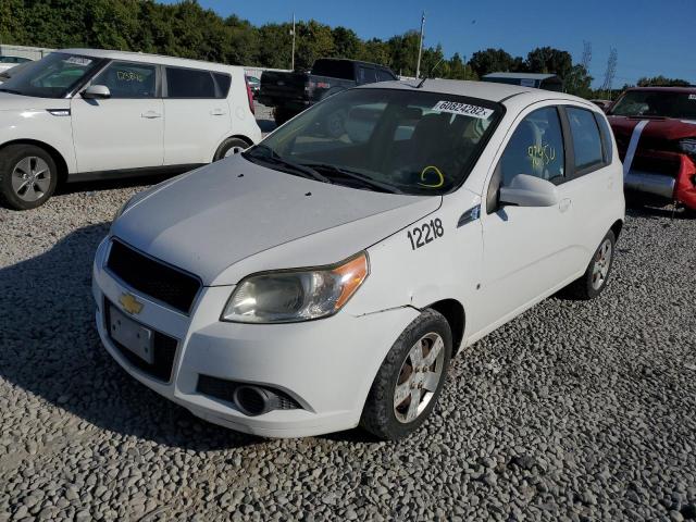 KL1TD66E09B672690 - 2009 CHEVROLET AVEO LS 白色 照片 2
