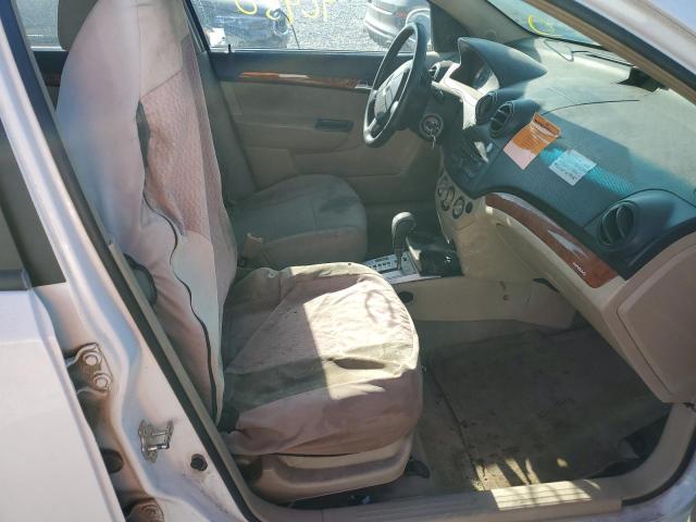 KL1TD66E09B672690 - 2009 CHEVROLET AVEO LS 白色 照片 5