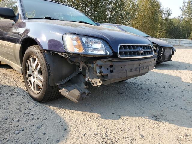 4S3BH675137652143 - 2003 SUBARU LEGACY OUT TWO TONE photo 9