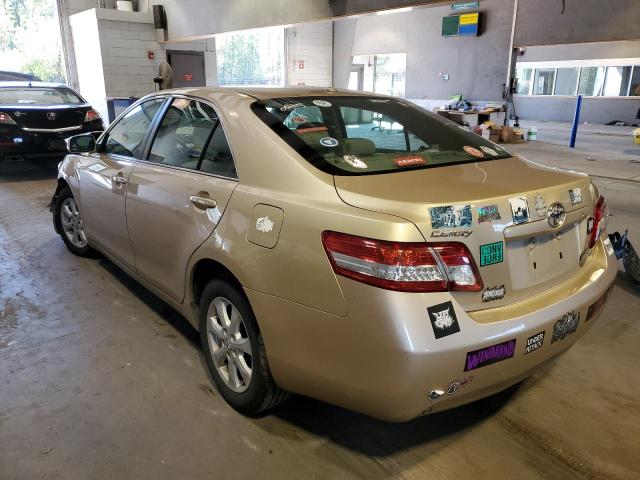 4T1BF3EK4AU109425 - 2010 TOYOTA CAMRY BASE BEIGE photo 3