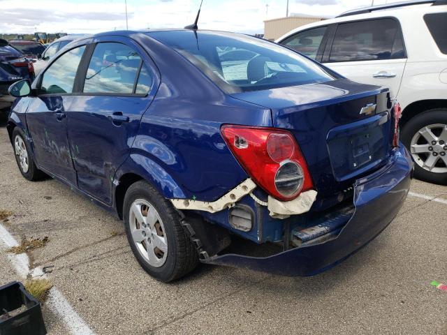 1G1JA5SH9E4108577 - 2014 CHEVROLET SONIC LS 蓝色 照片 3