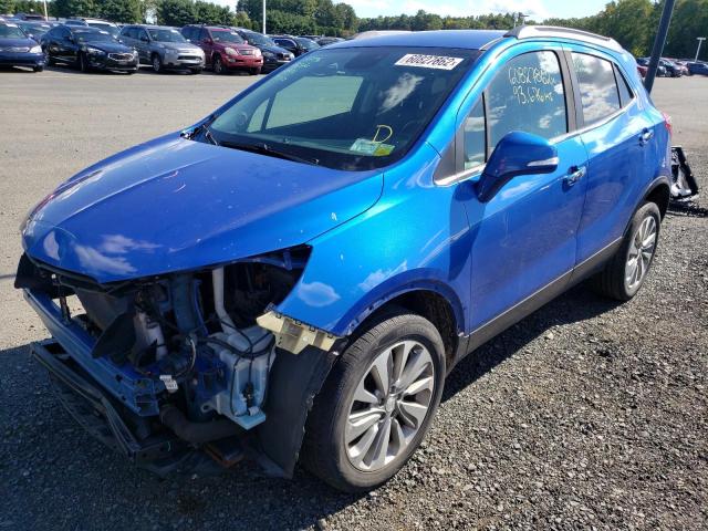 KL4CJESB2HB155455 - 2017 BUICK ENCORE PRE BLUE photo 2