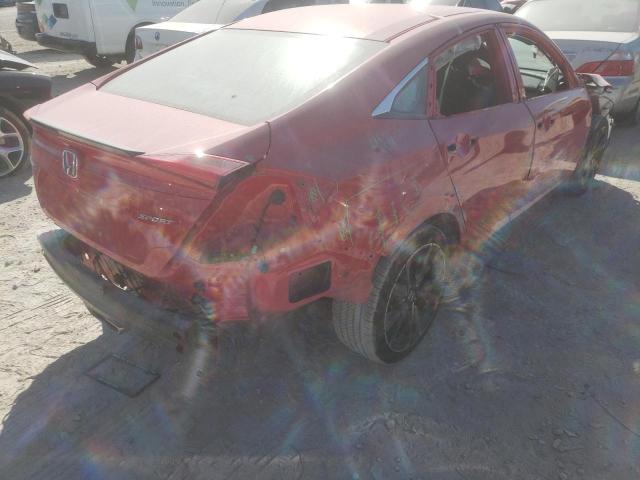 2HGFC2F88LH585437 - 2020 HONDA CIVIC SPOR 红色 照片 4