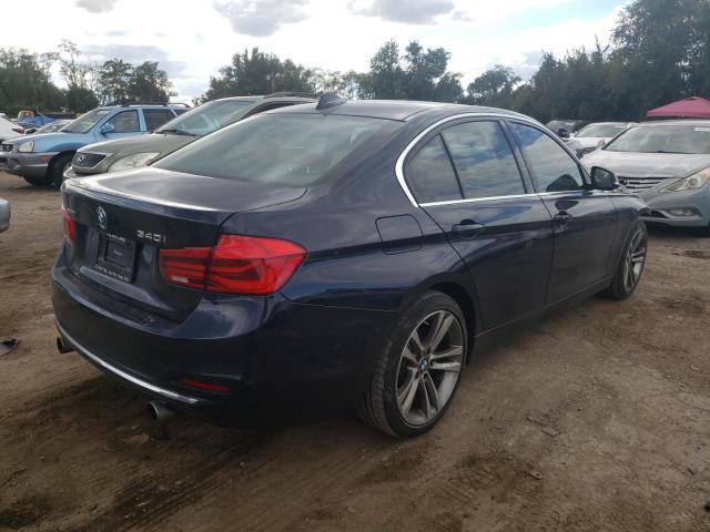 WBA8B7C59GK487319 - 2016 BMW 340 XI BLUE photo 4