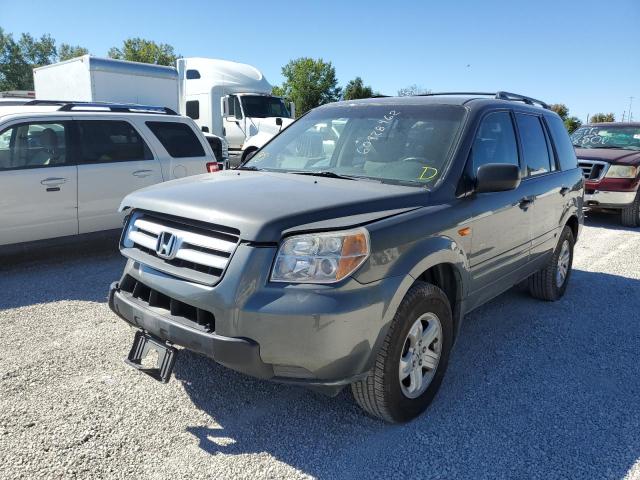 5FNYF28127B038822 - 2007 HONDA PILOT GRAY photo 2