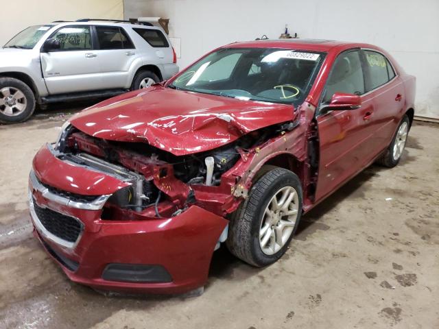 1G11C5SL4EF104844 - 2014 CHEVROLET MALIBU 1LT წითელი ფოტო 2