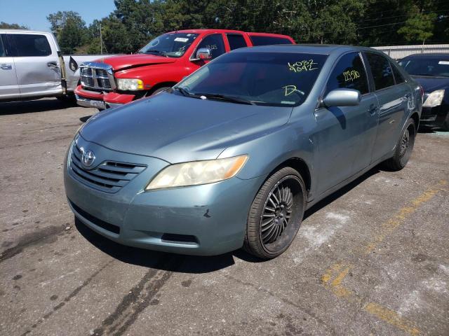 4T1BE46K07U662329 - 2007 TOYOTA CAMRY CE TEAL photo 2
