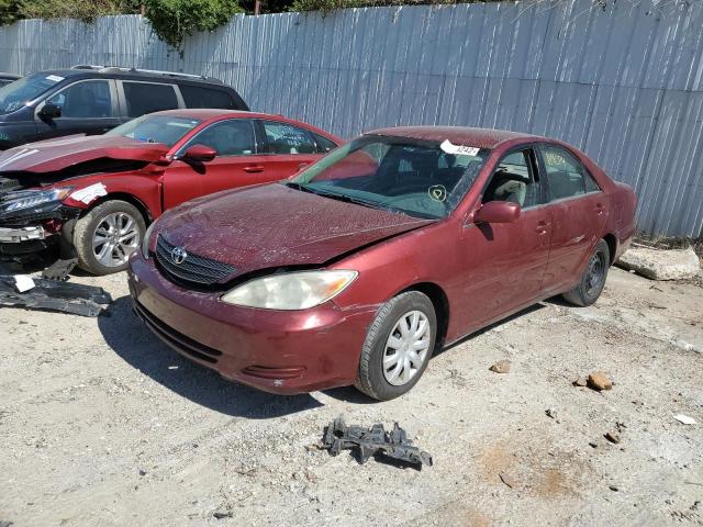 4T1BE32KX3U192479 - 2003 TOYOTA CAMRY 4D BURGUNDY photo 2