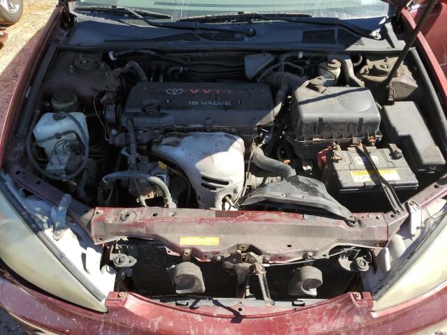 4T1BE32KX3U192479 - 2003 TOYOTA CAMRY 4D BURGUNDY photo 7