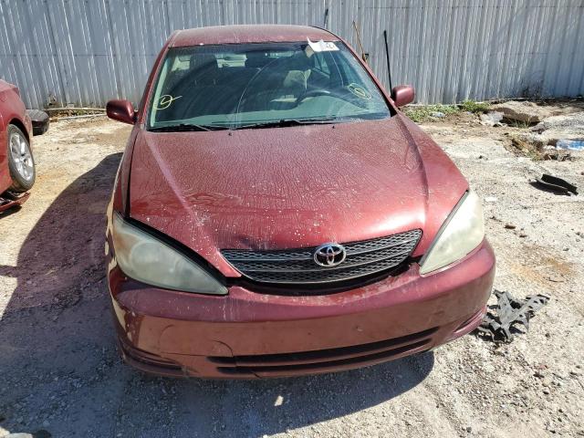 4T1BE32KX3U192479 - 2003 TOYOTA CAMRY 4D BURGUNDY photo 9