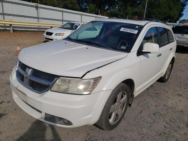 3D4GH67VX9T244494 - 2009 DODGE JOURNEY R/ WHITE photo 2