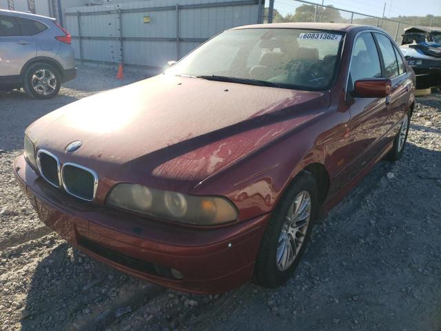 WBADT53401CE90119 - 2001 BMW 5 SERIES RED photo 2