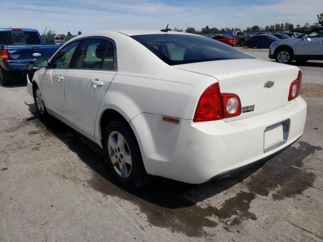 1G1ZG57B984294275 - 2008 CHEVROLET MALIBU LS WHITE photo 3