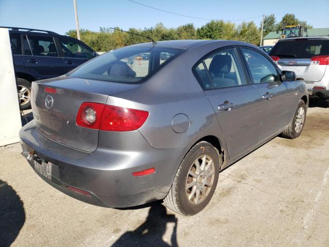 JM1BK12G961468332 - 2006 MAZDA 3 I SILVER photo 4