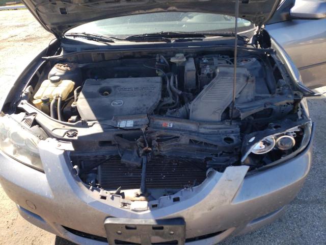 JM1BK12G961468332 - 2006 MAZDA 3 I SILVER photo 7