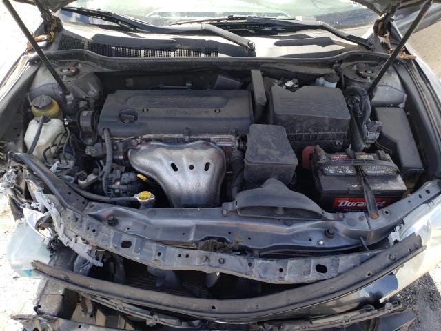 4T1BE46K67U190718 - 2007 TOYOTA CAMRY CE GRAY photo 7