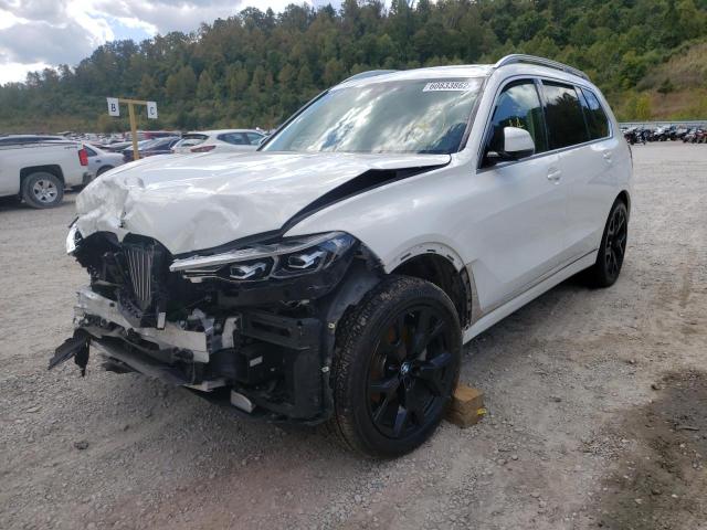 5UXCW2C52KL083879 - 2019 BMW X7 XDRIVE4 WHITE photo 2