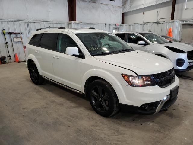 3C4PDCGG5JT503616 - 2018 DODGE JOURNEY CR WHITE photo 1