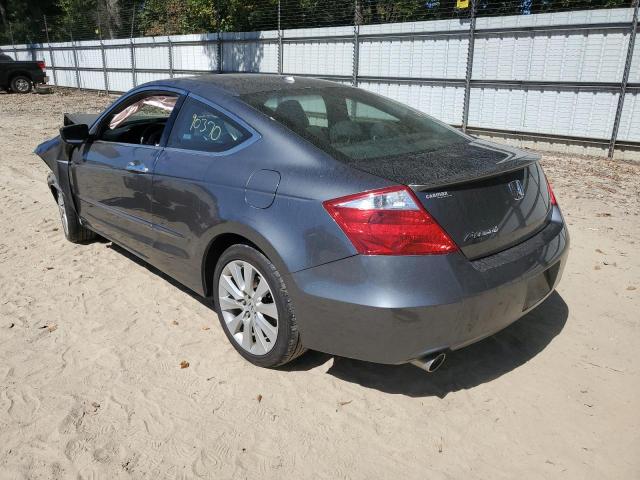 1HGCS22899A011299 - 2009 HONDA ACCORD EXL GRAY photo 3