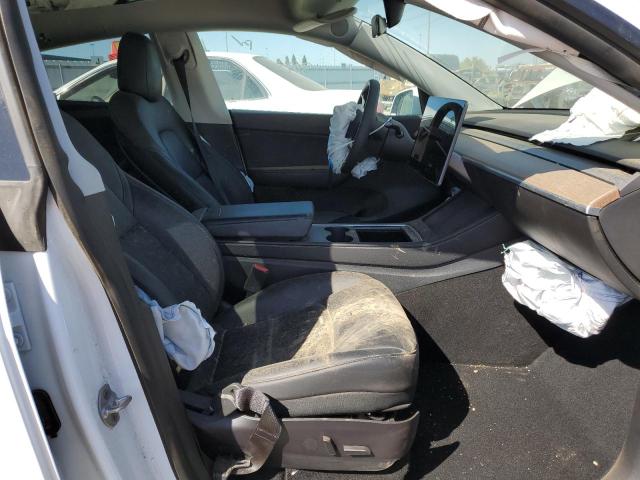 5YJYGDEFXMF258309 - 2021 TESLA MODEL Y Blanc photo 5