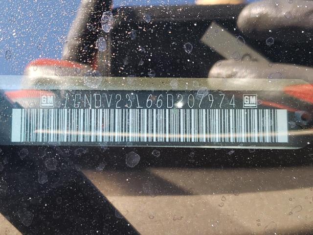 1GNDV23L66D207974 - 2006 CHEVROLET UPLANDER L Qəhvəyi foto 10