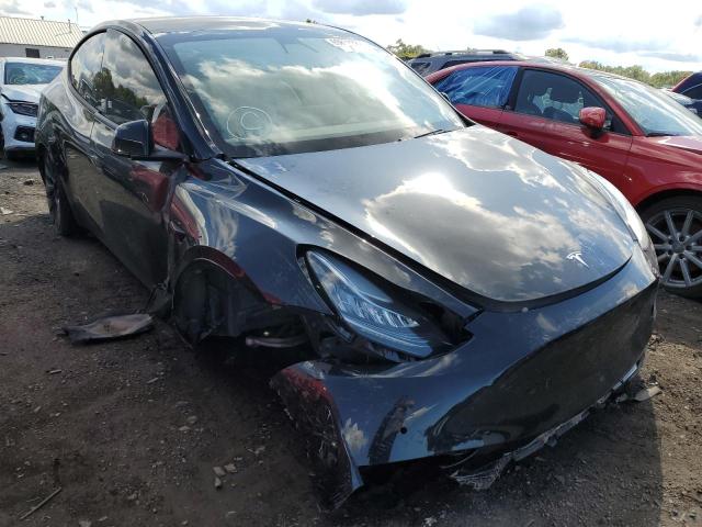 5YJYGDEF9LF037296 - 2020 TESLA MODEL Y أسود صورة 1