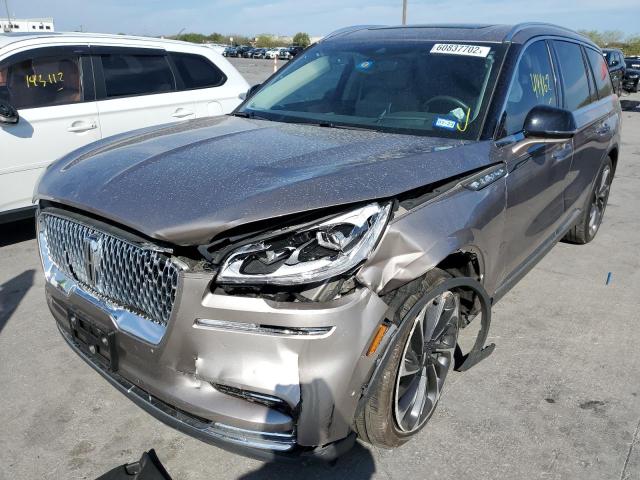 5LM5J7XCXLGL23617 - 2020 LINCOLN AVIATOR RE 棕色 照片 2