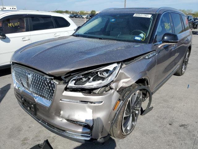 5LM5J7XCXLGL23617 - 2020 LINCOLN AVIATOR RE TAN photo 2