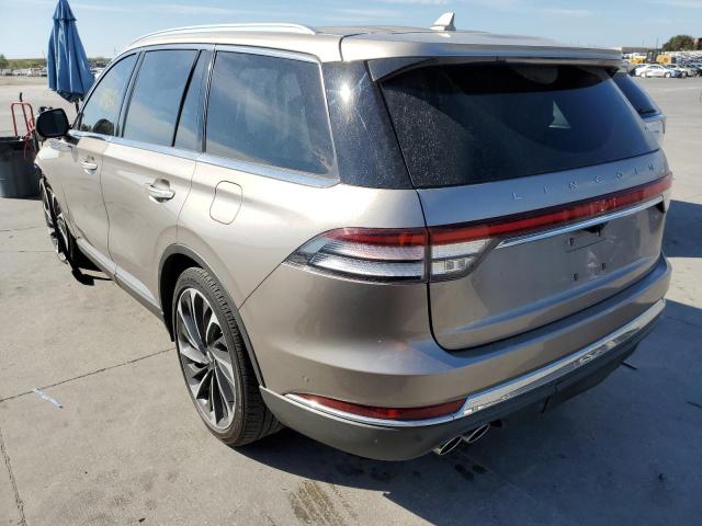 5LM5J7XCXLGL23617 - 2020 LINCOLN AVIATOR RE TAN photo 3