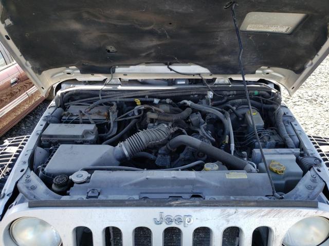 1J4FA54138L609806 - 2008 JEEP WRANGLER S ვერცხლისფერი ფოტო 7