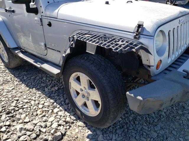 1J4FA54138L609806 - 2008 JEEP WRANGLER S ვერცხლისფერი ფოტო 9