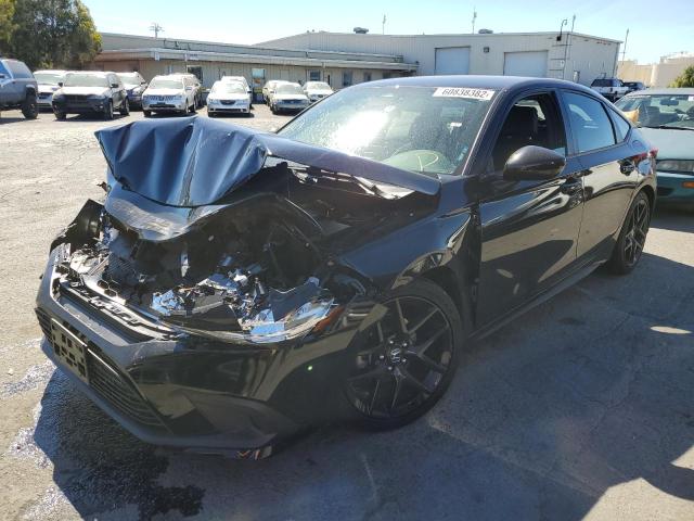 19XFL2H87NE003063 - 2022 HONDA CIVIC SPOR BLACK photo 2