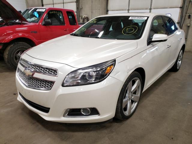 1G11J5SX4DU121369 - 2013 CHEVROLET MALIBU LTZ თეთრი ფოტო 2