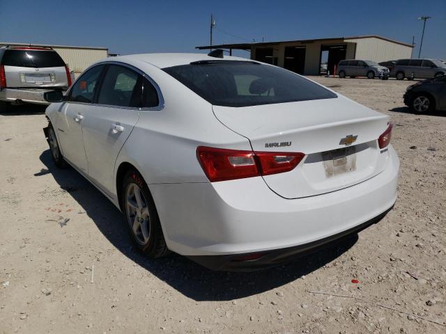 1G1ZB5ST1GF345298 - 2016 CHEVROLET MALIBU LS WHITE photo 3