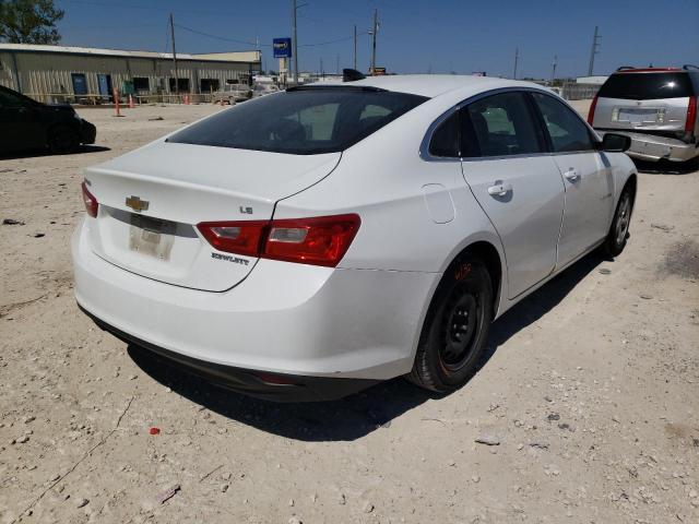 1G1ZB5ST1GF345298 - 2016 CHEVROLET MALIBU LS WHITE photo 4