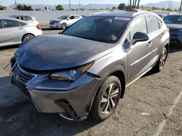 JTJGARBZ5L2163857 - 2020 LEXUS NX 300 GRAY photo 2