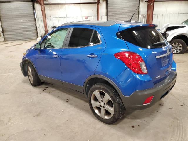 KL4CJFSB5EB675215 - 2014 BUICK ENCORE CON BLUE photo 3