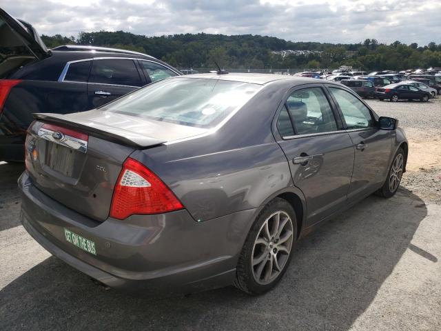 3FAHP0JA3CR149602 - 2012 FORD FUSION SEL GRAY photo 4