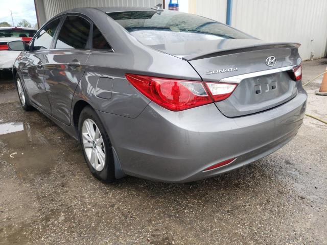 5NPEB4AC1DH791230 - 2013 HYUNDAI SONATA GLS GRAY photo 3